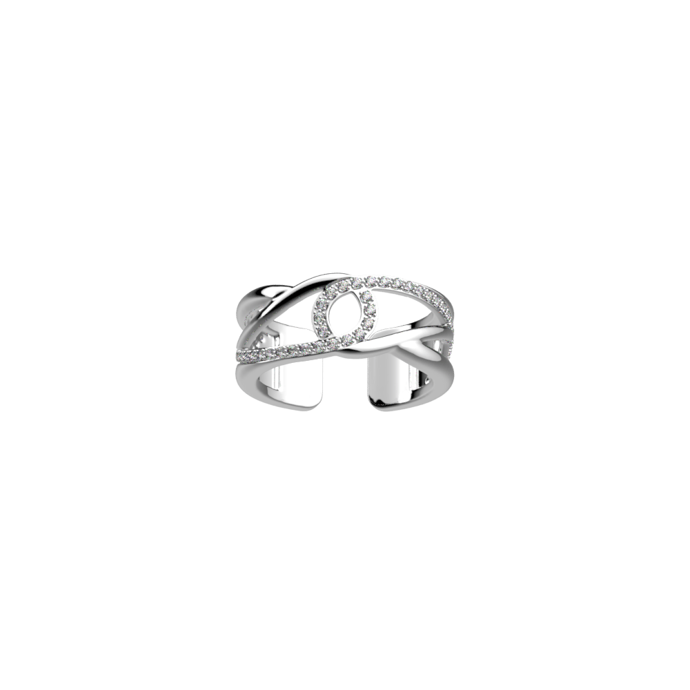Songe Ring 8 mm, Silver Finish image number 1