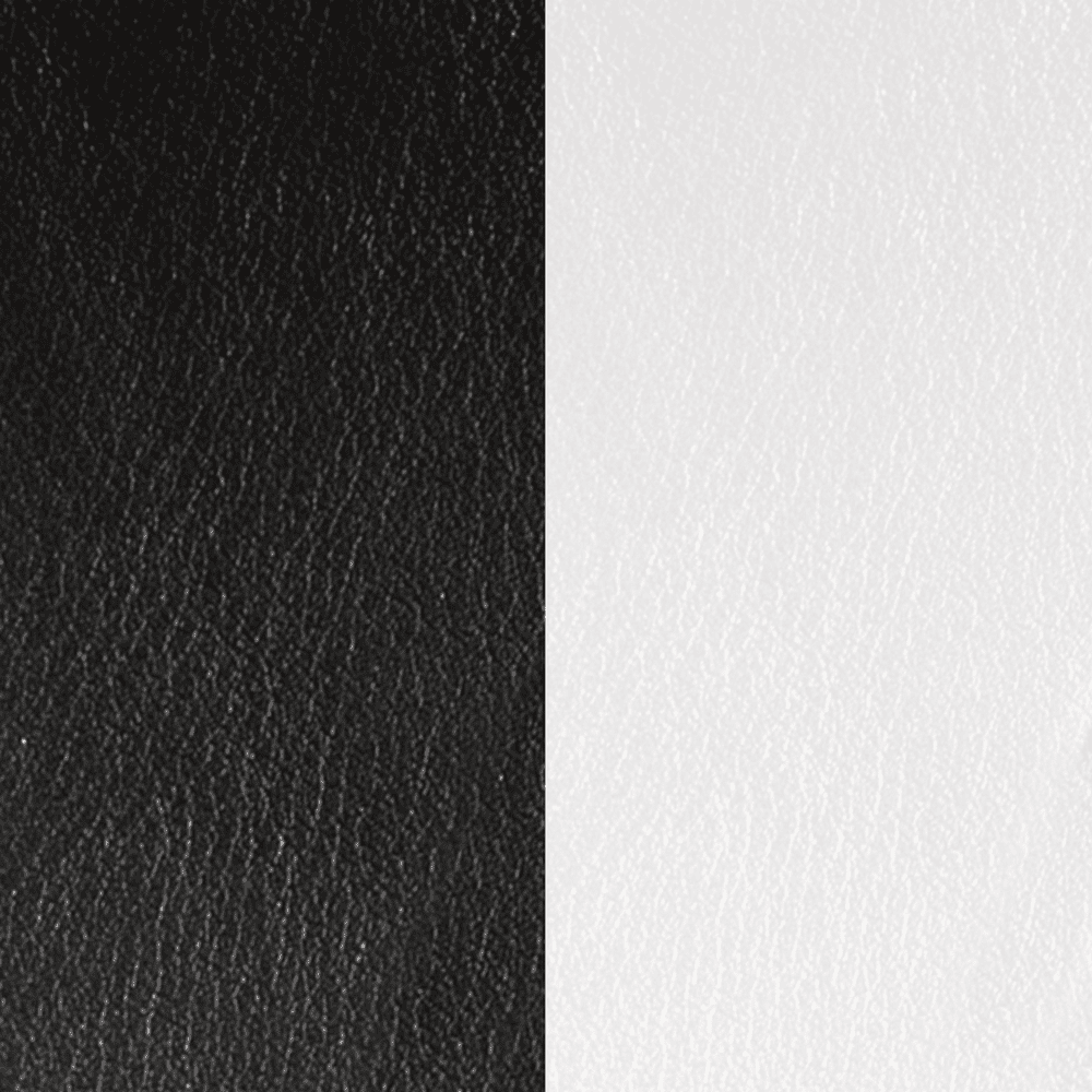 Leather insert - Pendants & Chain Bracelets & Bangles, Black / White image number 1