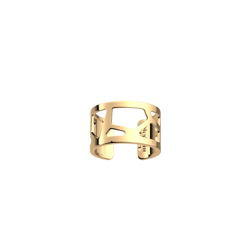 Girafe ring 12 mm, Gold finish image number 1