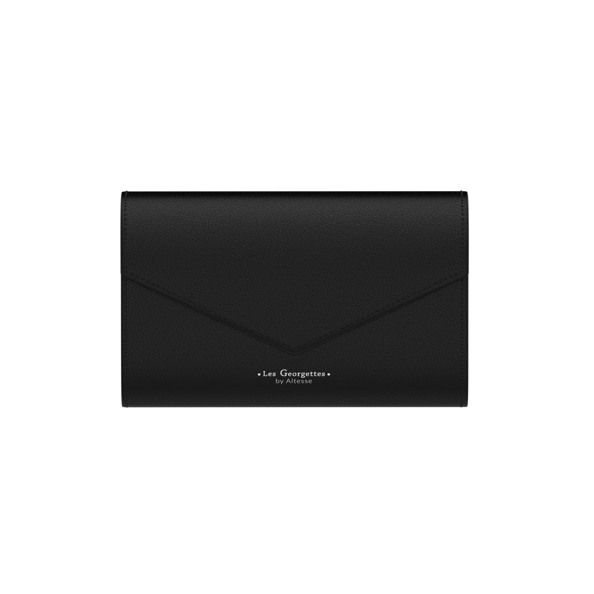 Portefeuille Dentelle Le Compact Noir, Motif Girafe - Doublure Paillettes dorée image number 2