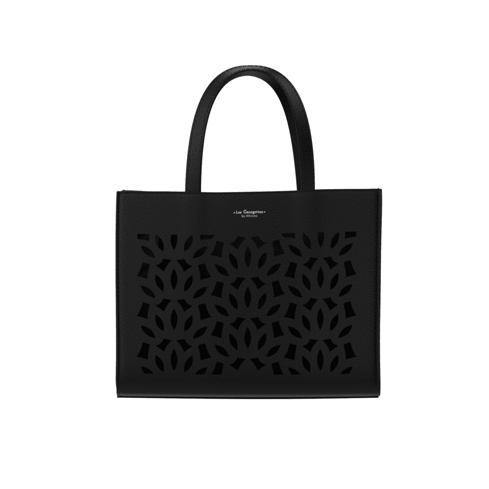 Bag Le Sac à main, Black, Lotus pattern image number 1