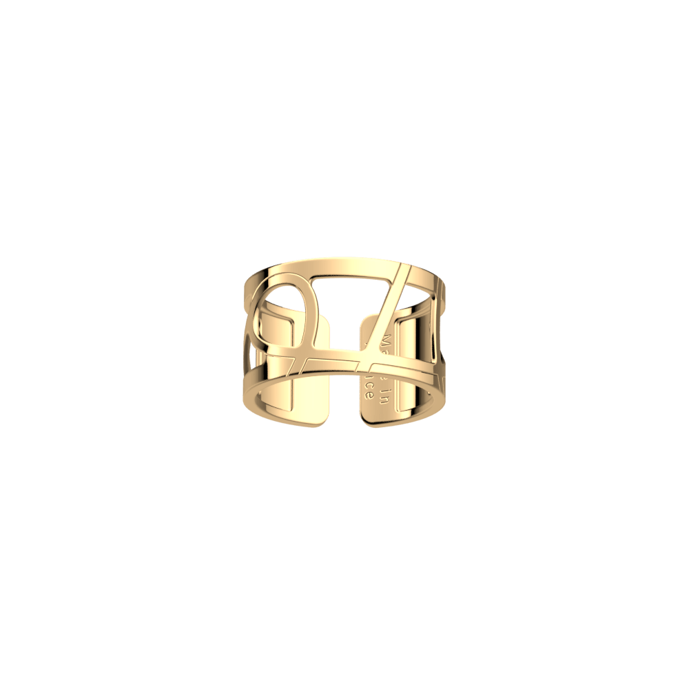 Valse Ring 12 mm, Gold Finish | Les Georgettes
