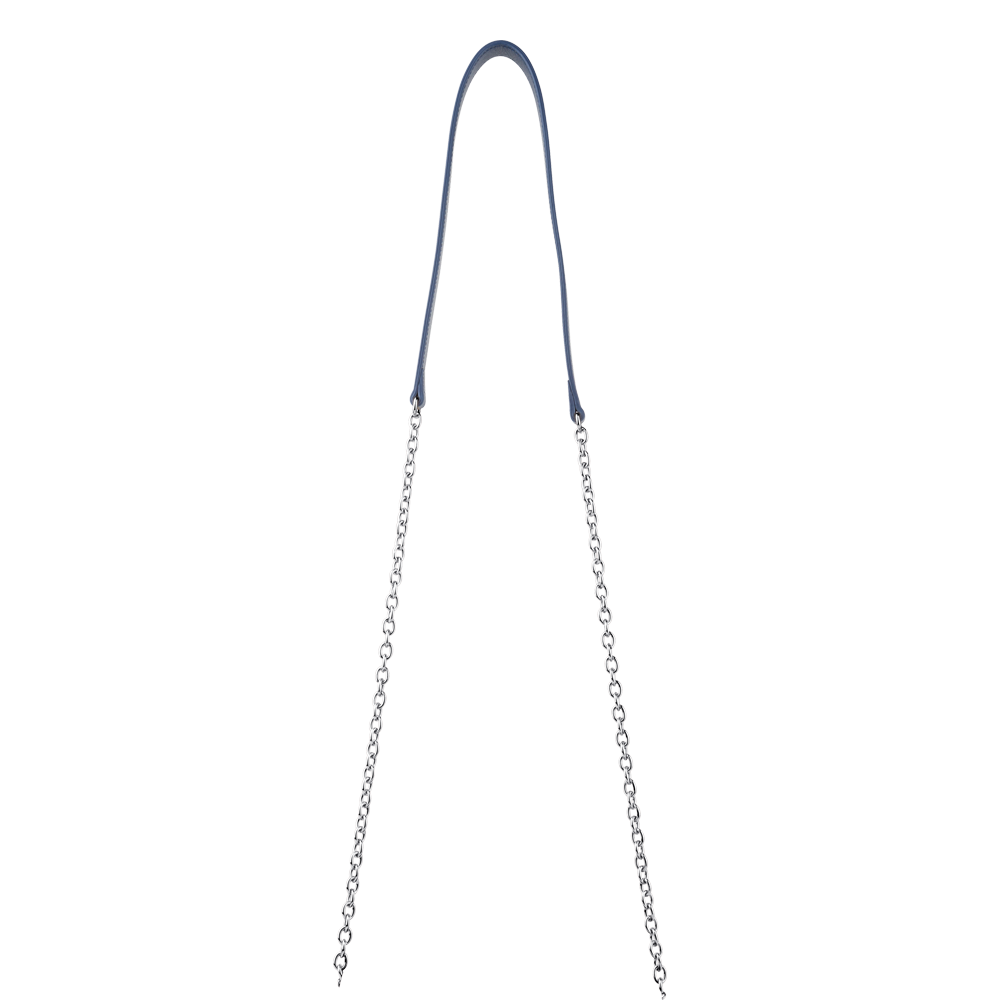 silver chain bag strap