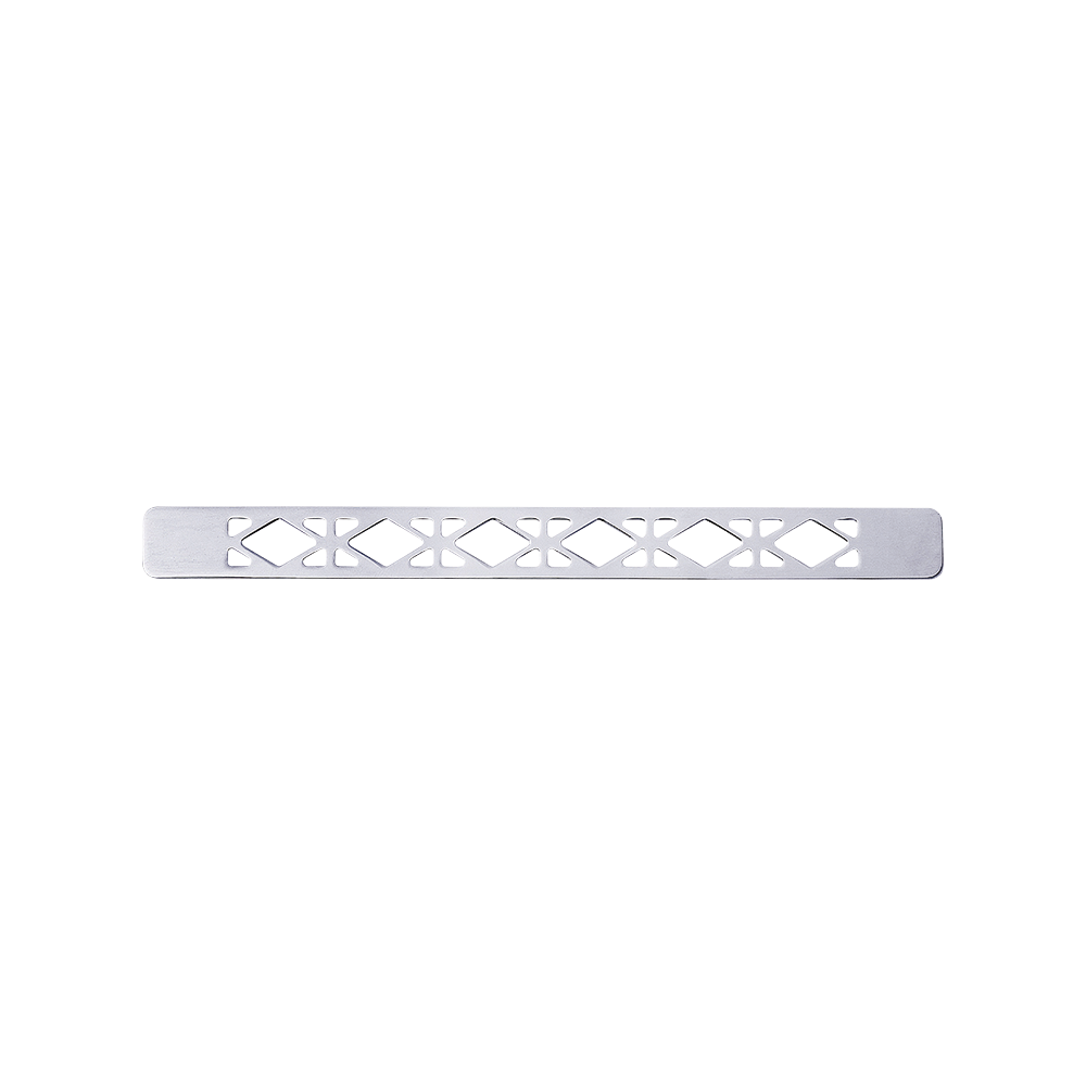 Decorative Leiste Résille 14 mm, Silber Ausführung image number 1