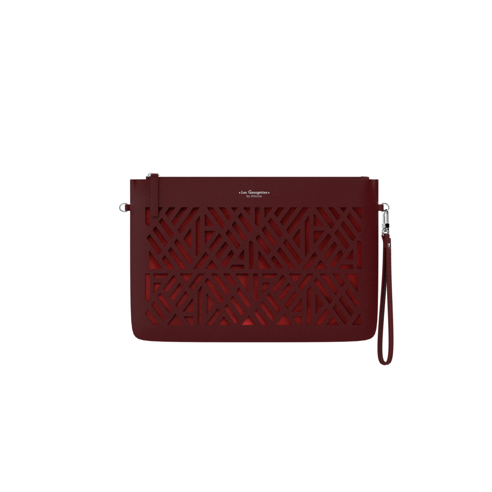 pochette bordeaux