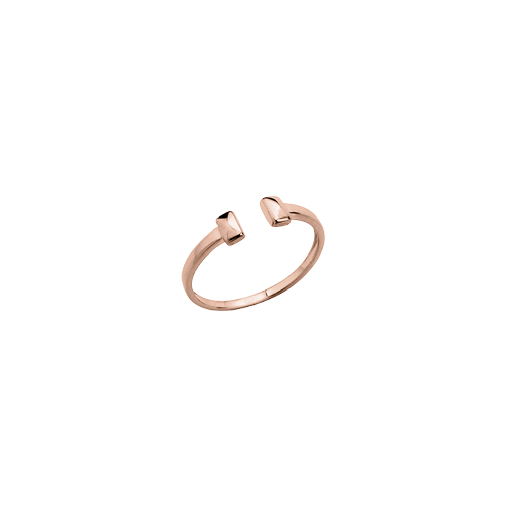 Graphic Ring, Rose gold finish image number 1