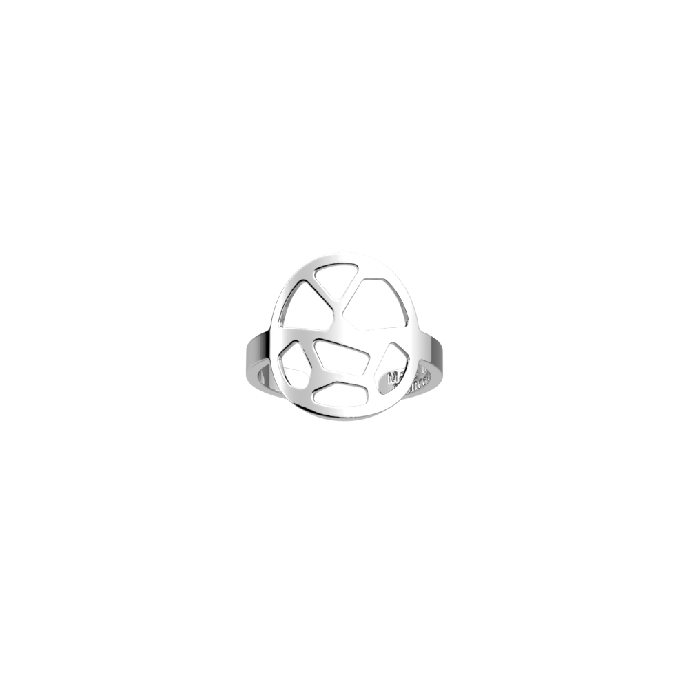 Girafe Ring Rund 16 mm, Silber Ausführung image number 1
