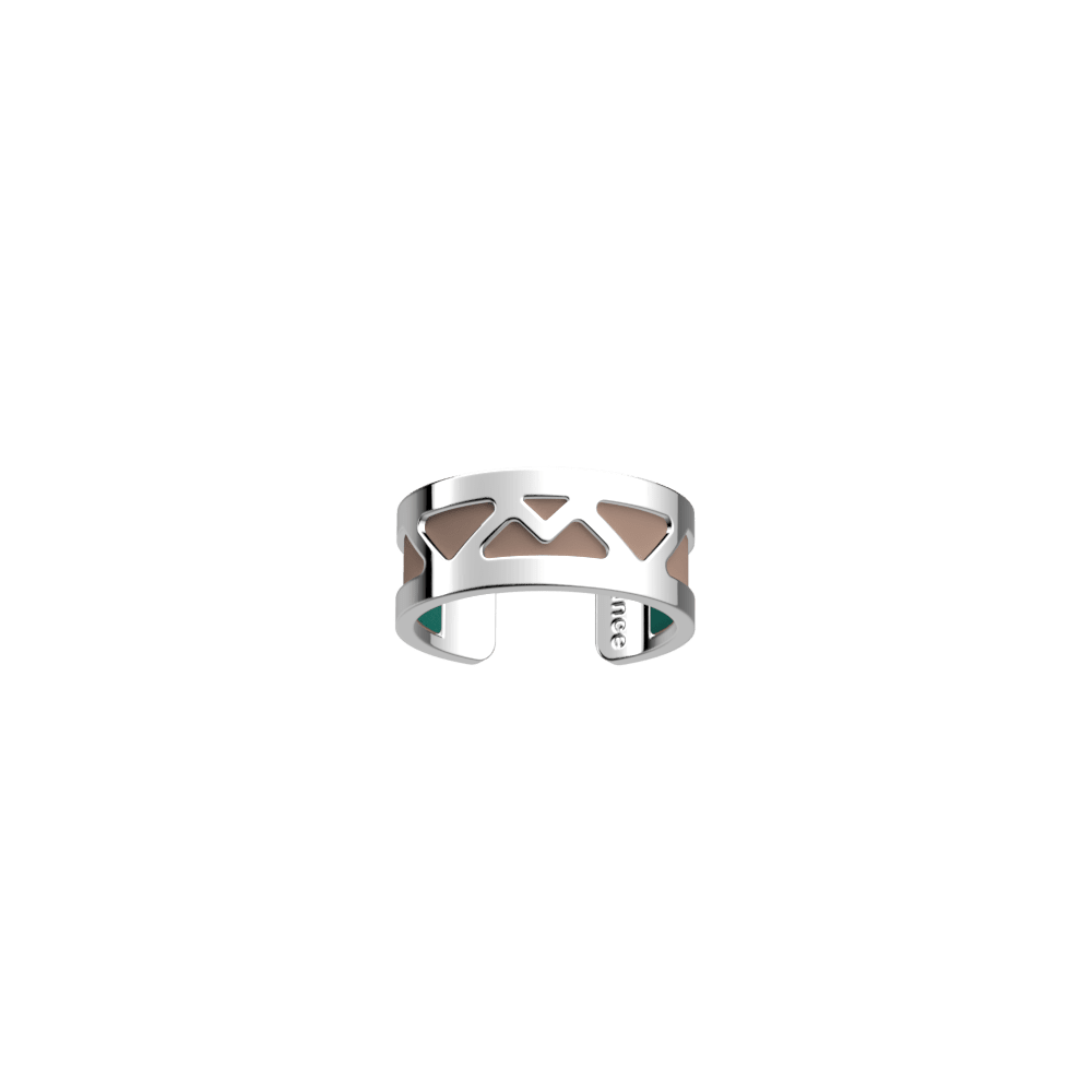 Cime Ring, Silver finish, Nude / Aquatic image number 2