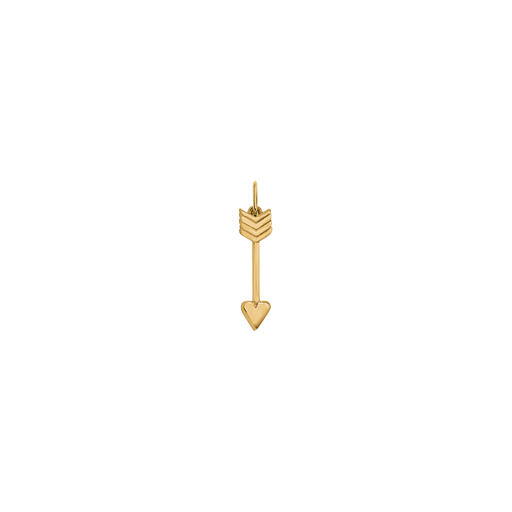 Fleche Pendant, Gold finish image number 1