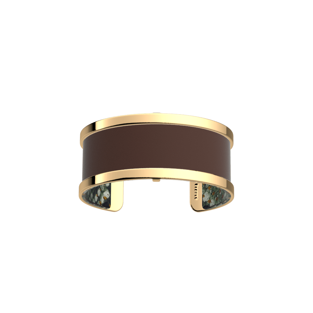 Pure Originelle Bracelet, Gold finish, Graphic Reptile / Chocolate image number 2