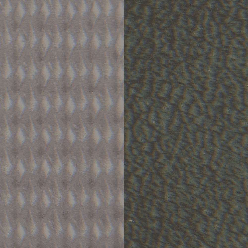 Fluid perspex insert - Rings, Braided Grey / Mesh image number 1