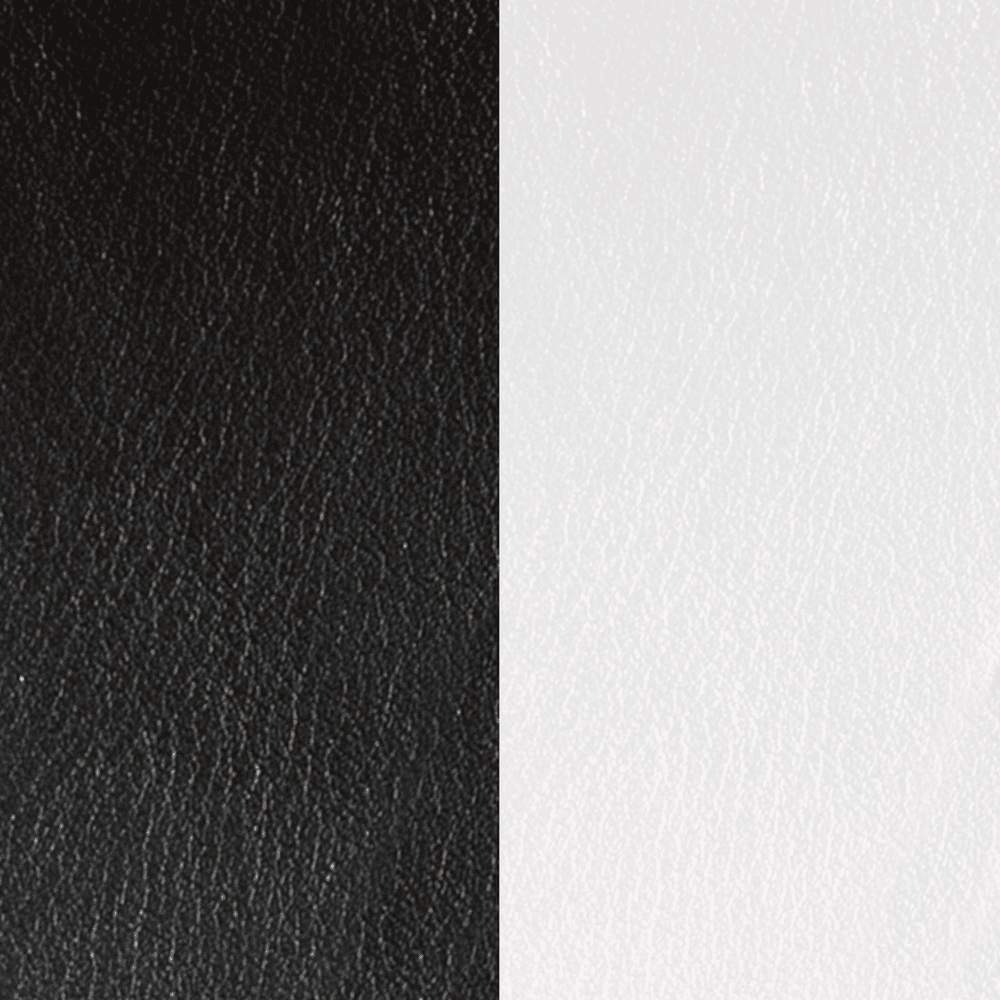 Leather insert - Bracelets & Bags, Black / White image number 1