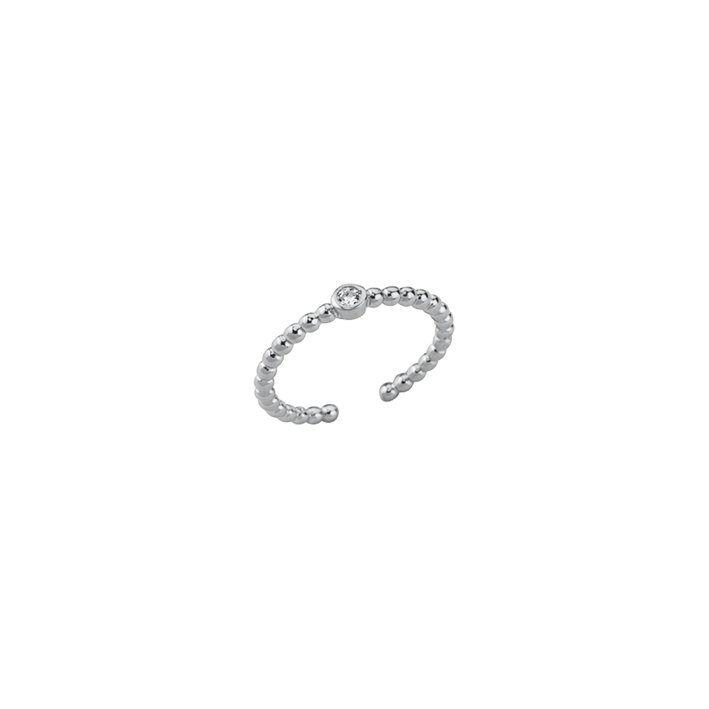 Celia Ring, Silver finish image number 1