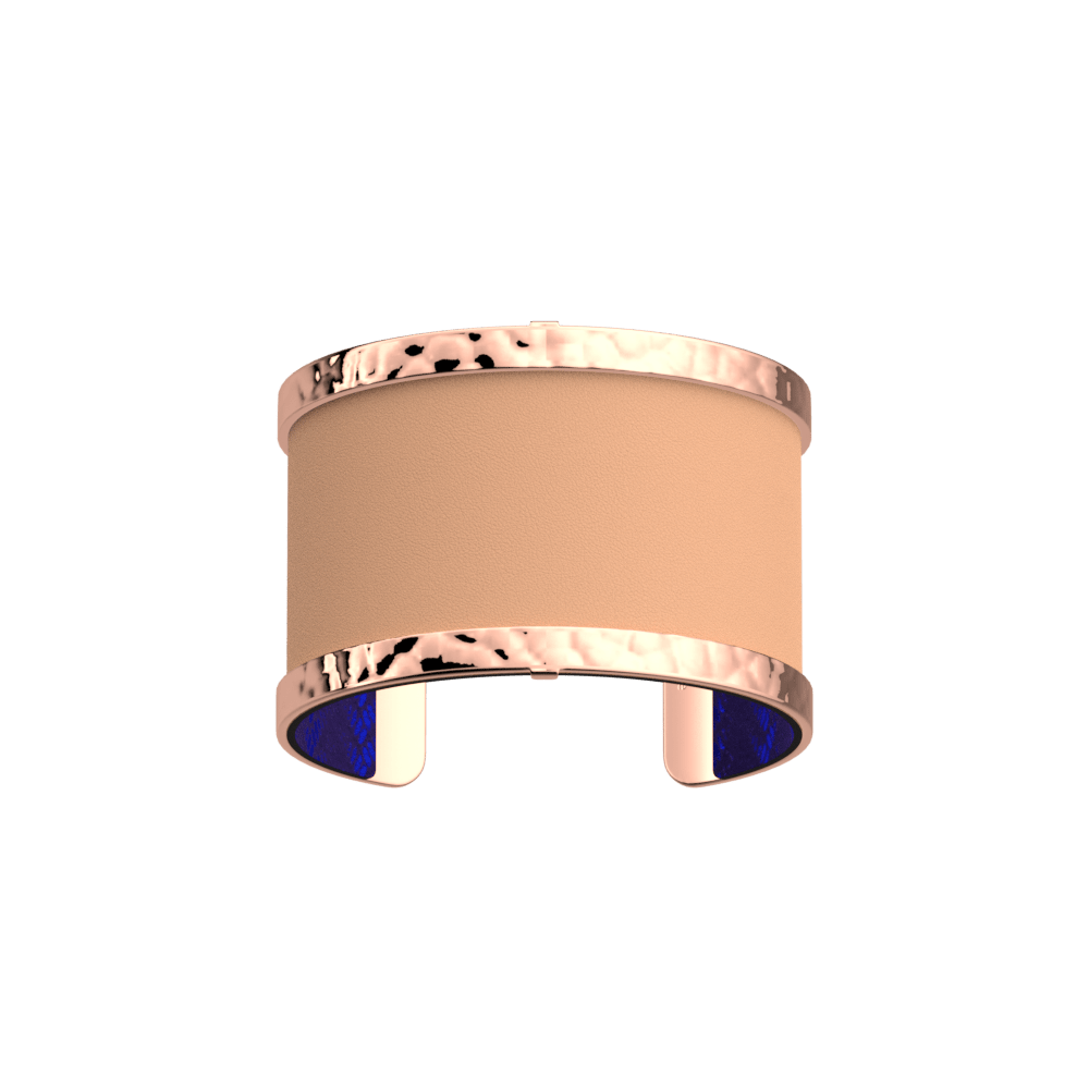 Pure Martelée Bracelet, Rose gold finish, Batik / Sandstone image number 1